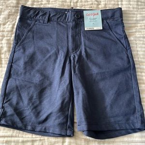 Boys, Cat & Jack, Flat-Front Shorts, Adjustable Waist, Size 10